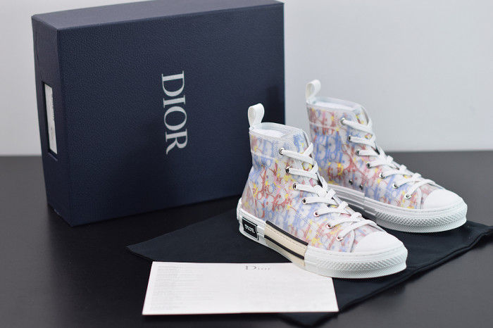 DR B23 OBLIQUE HIGH TOP SNEAKER“CD Ghosting”